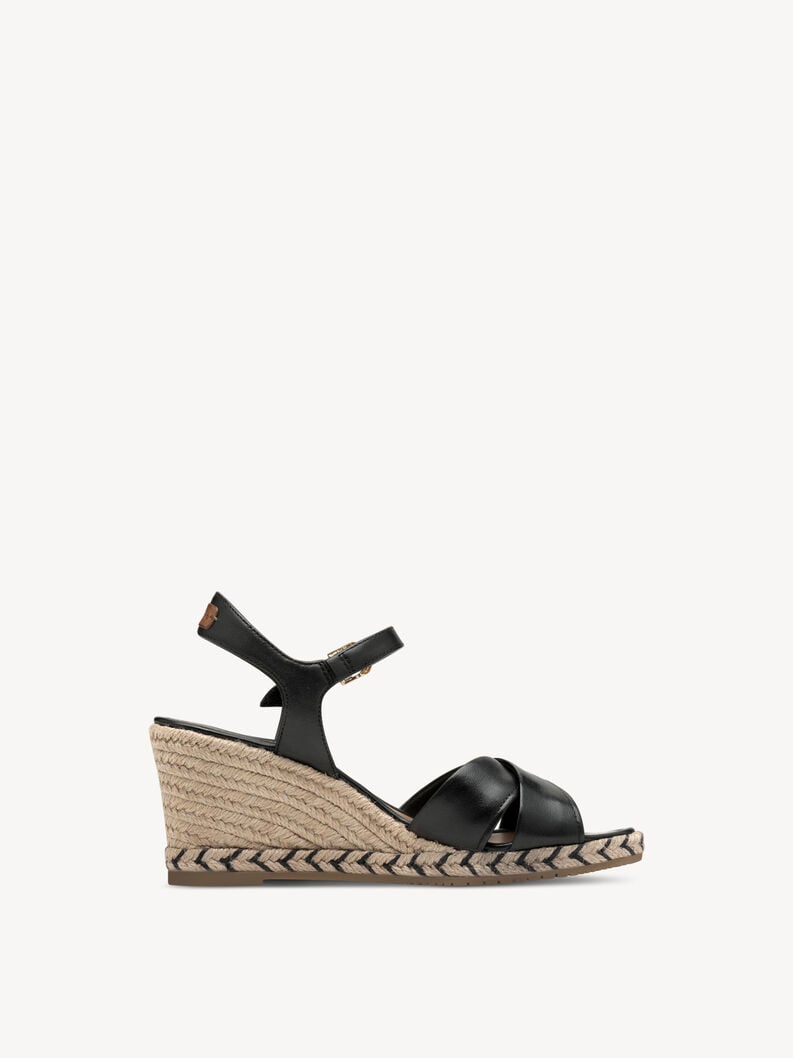 Tamaris Ledersandalette - Schwarz