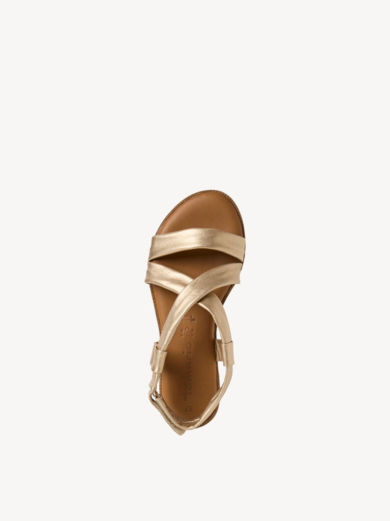 Tamaris Ledersandale - Gold