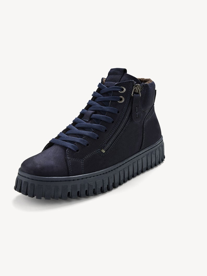 Tamaris Lederstiefelette - Blau