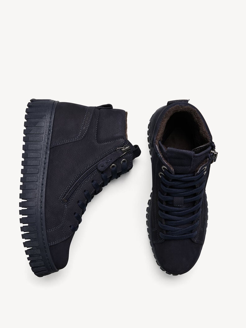 Tamaris Lederstiefelette - Blau