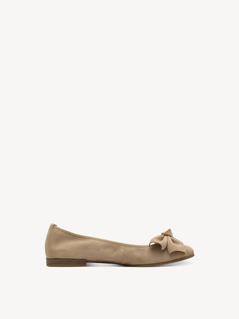 Tamaris Lederballerina - Braun