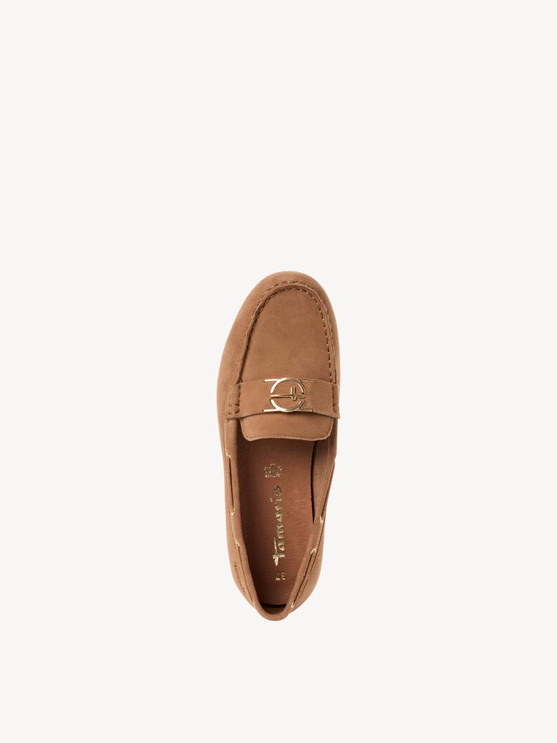 Tamaris Ledermoccassin - Braun