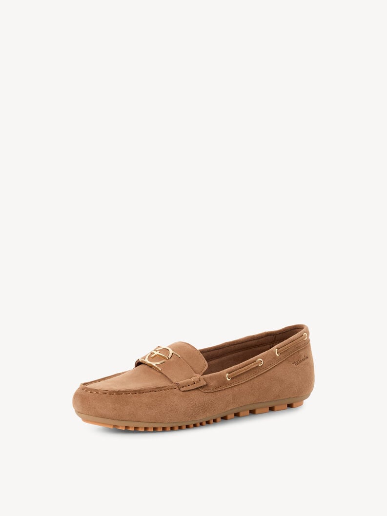 Tamaris Ledermoccassin - Braun