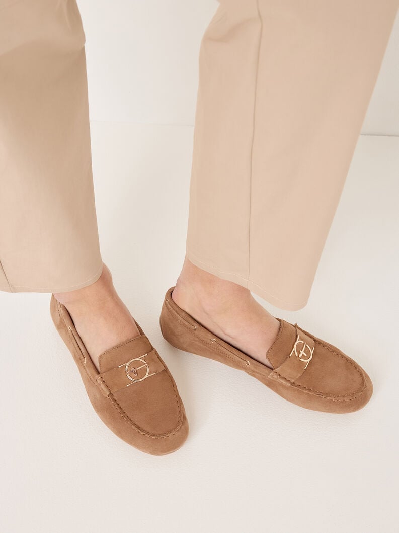 Tamaris Ledermoccassin - Braun