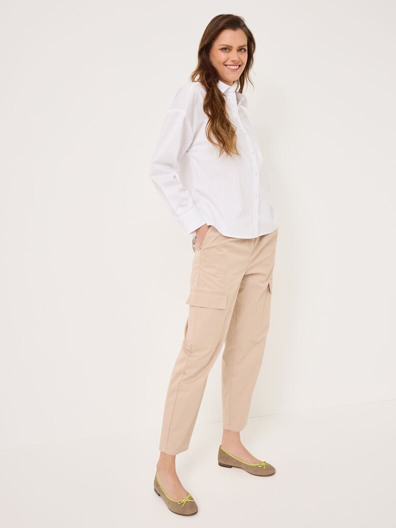Tamaris Lederballerina - Beige
