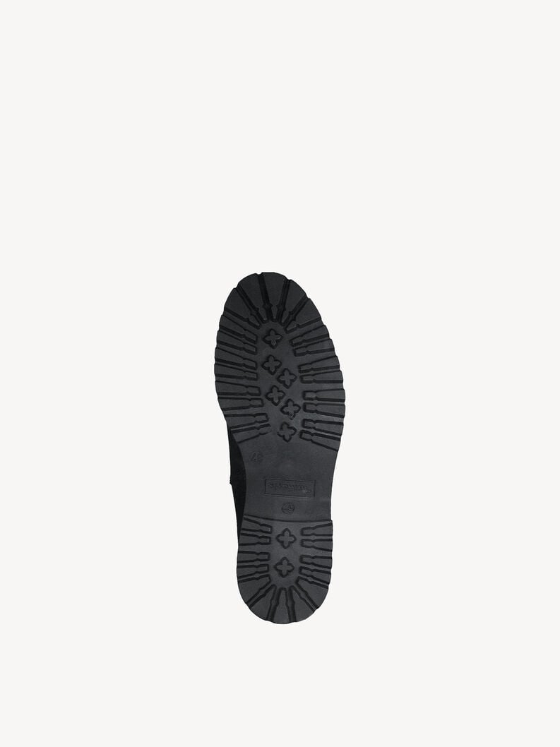 Tamaris Lederstiefelette - Schwarz Warmfutter