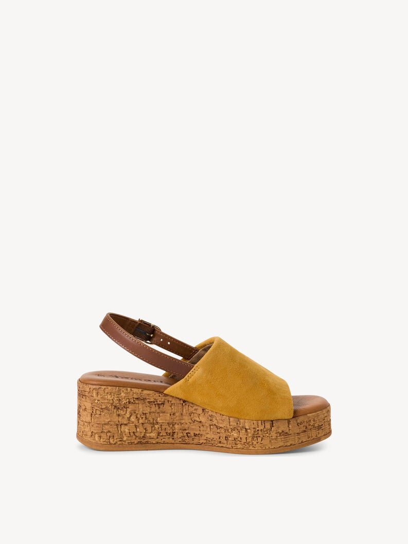 Tamaris Ledersandalette - Gelb