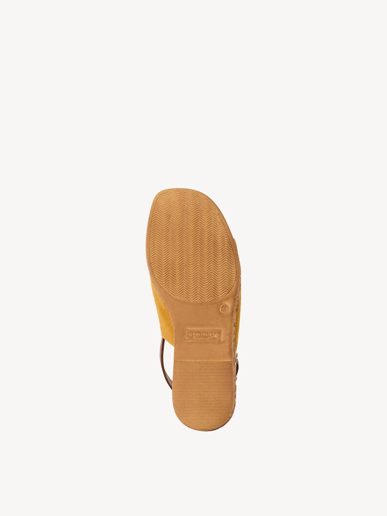 Tamaris Ledersandalette - Gelb