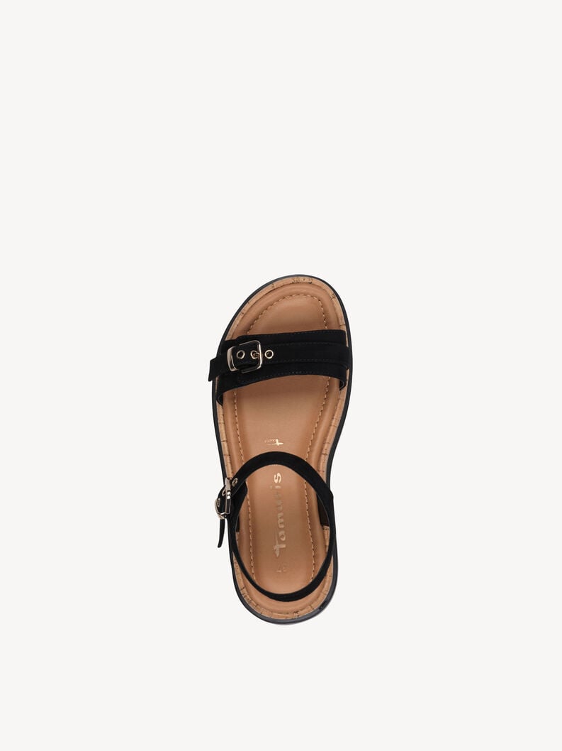 Tamaris Ledersandalette - Schwarz