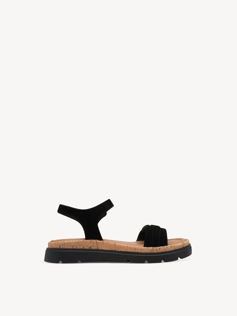 Tamaris Ledersandalette - Schwarz