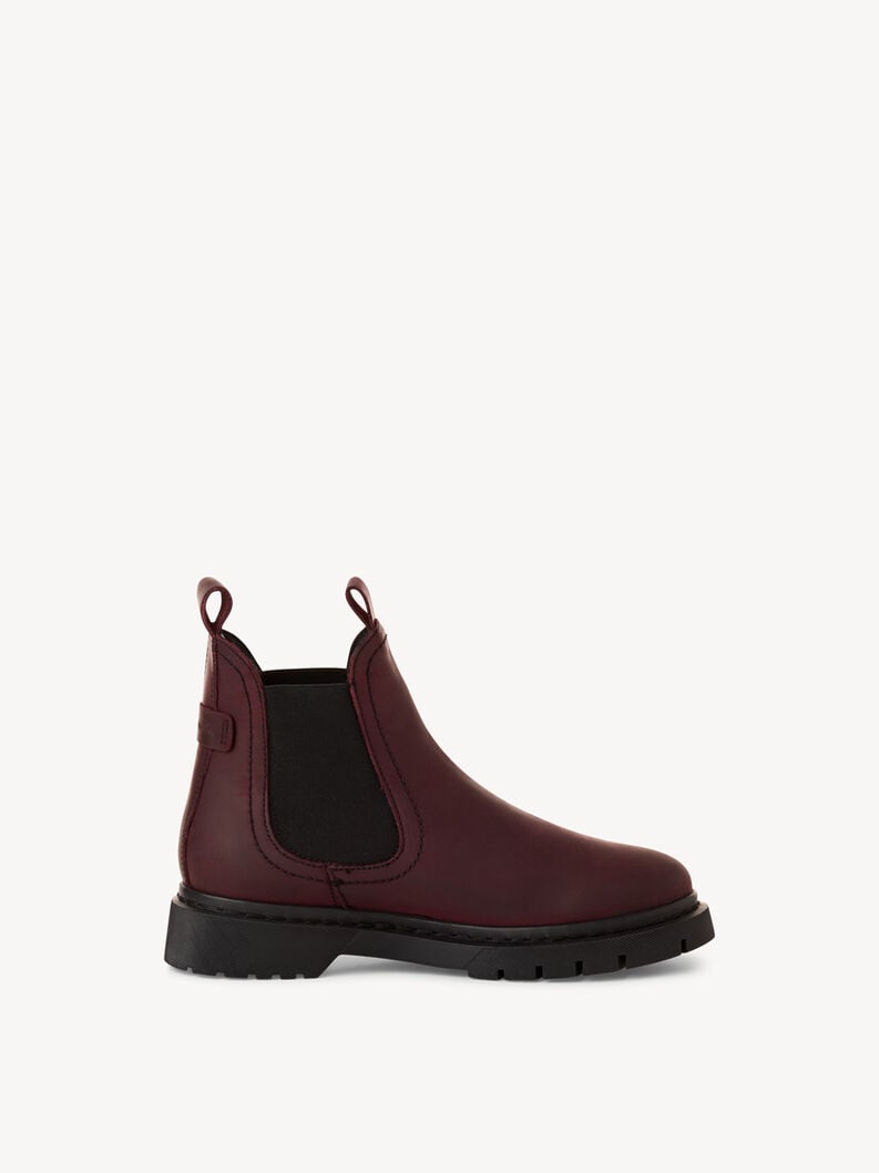 Tamaris Leder Chelsea Boot - Rot