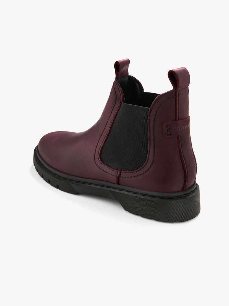 Tamaris Leder Chelsea Boot - Rot