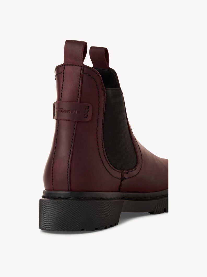 Tamaris Leder Chelsea Boot - Rot