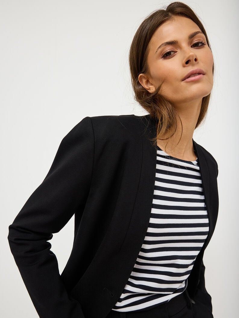 Tamaris Langarmshirt - Schwarz
