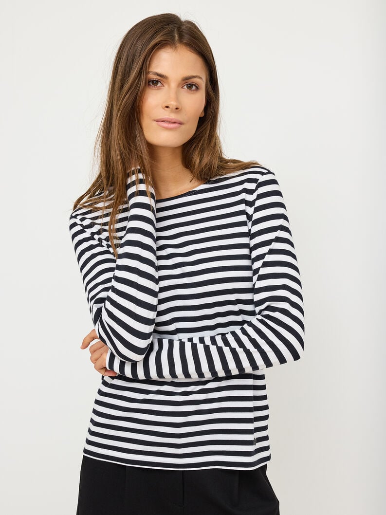 Tamaris Langarmshirt - Schwarz