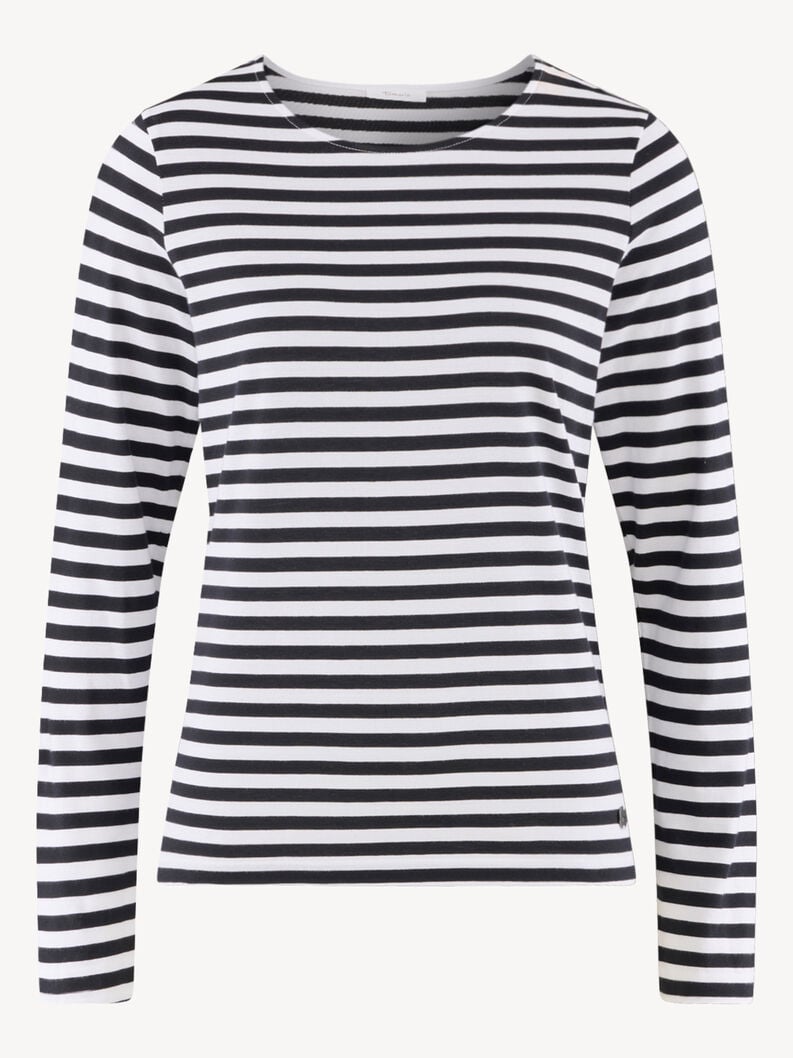 Tamaris Langarmshirt - Schwarz