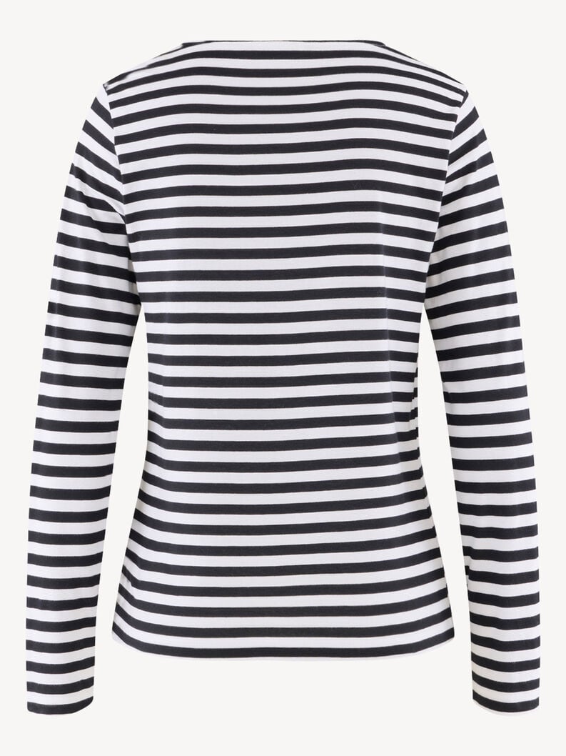 Tamaris Langarmshirt - Schwarz