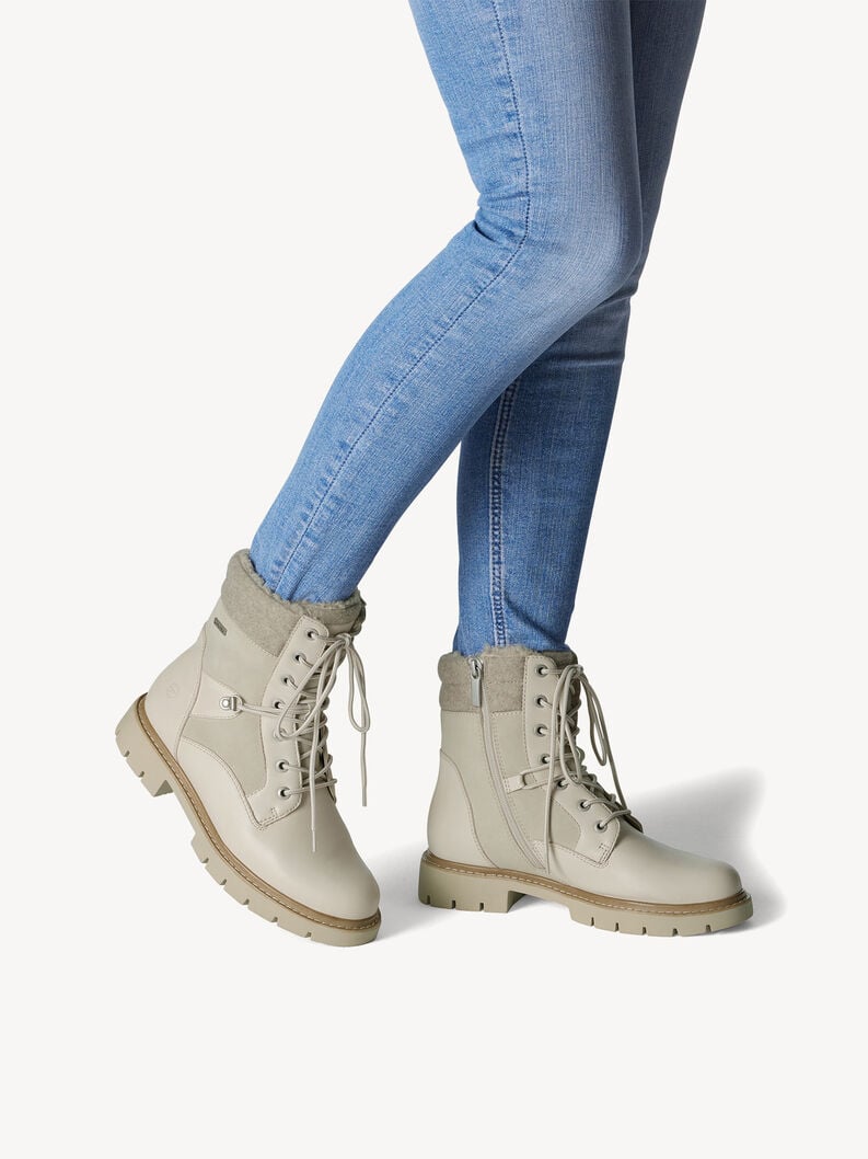 Tamaris Stiefelette - Beige Warmfutter