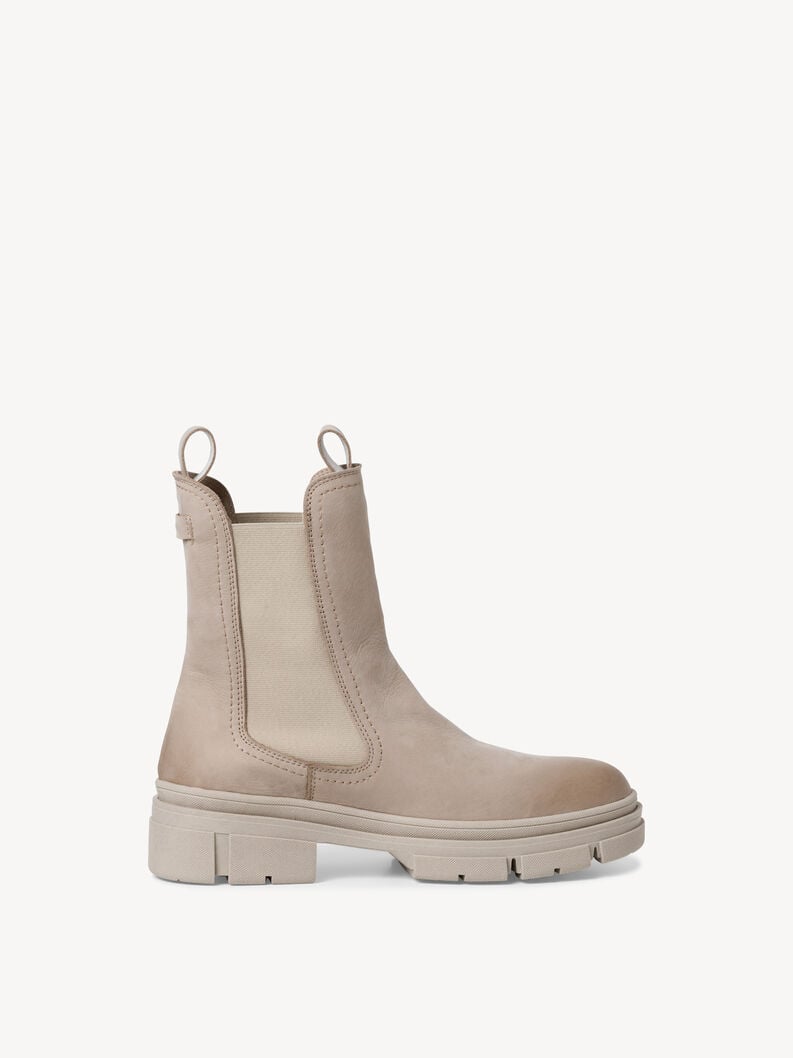 Tamaris Leder Chelsea Boot - Beige