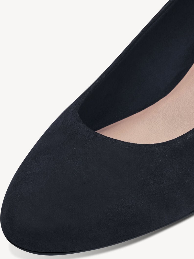 Tamaris Lederpumps - Blau