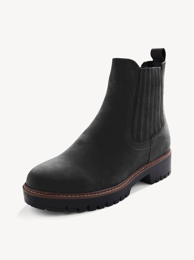 Tamaris Leder Chelsea Boot - Grau