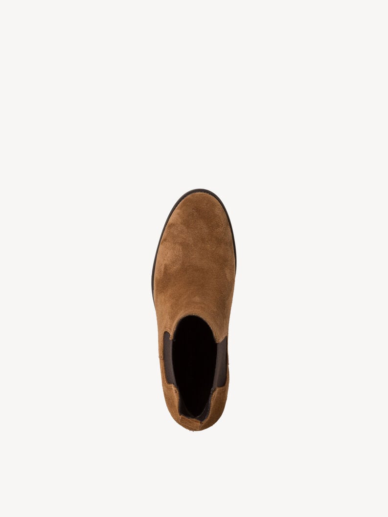 Tamaris Leder Chelsea Boot - Braun