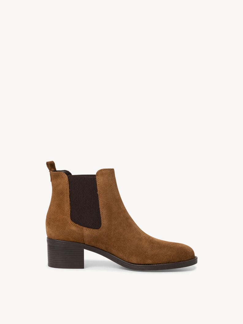 Tamaris Leder Chelsea Boot - Braun