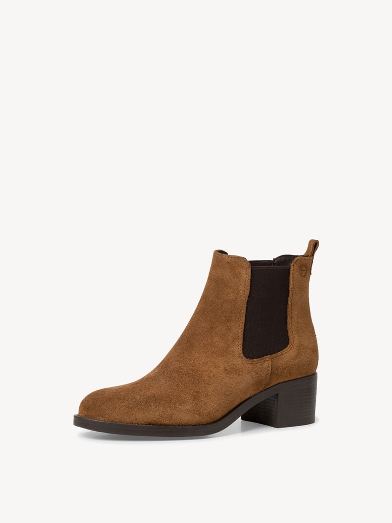 Tamaris Leder Chelsea Boot - Braun