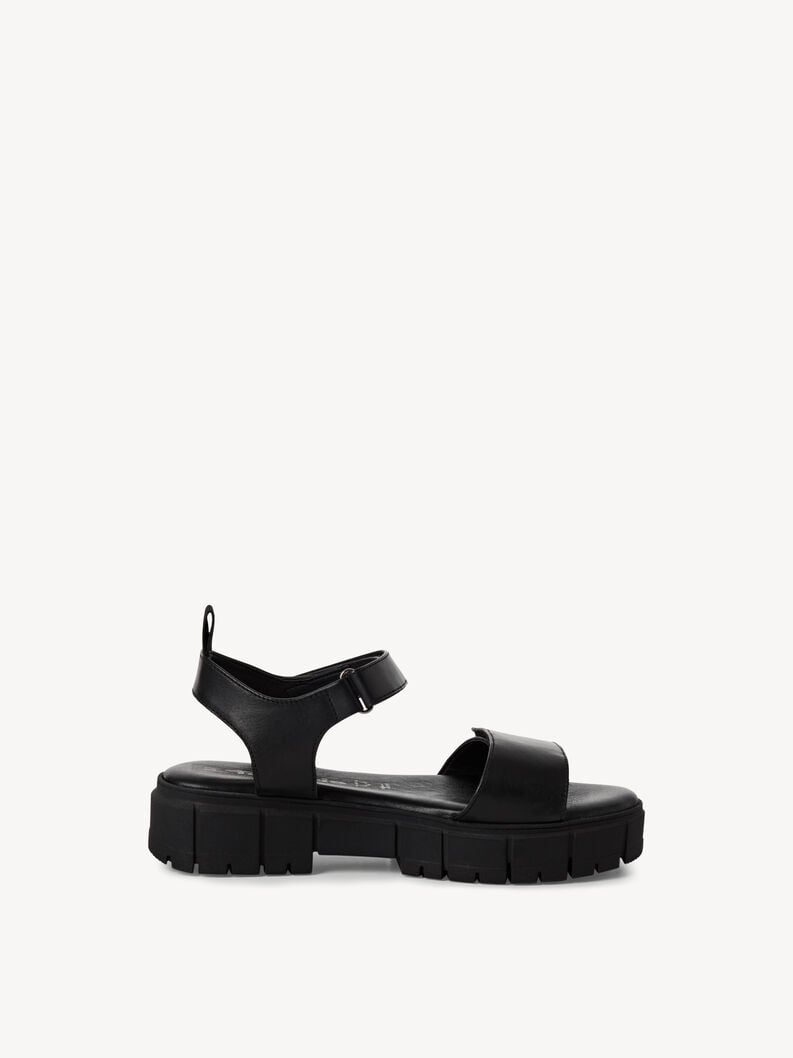 Tamaris Ledersandalette - Schwarz