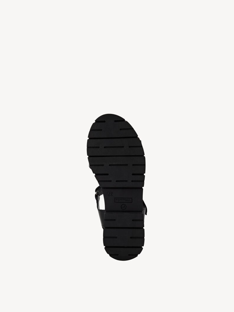 Tamaris Ledersandalette - Schwarz