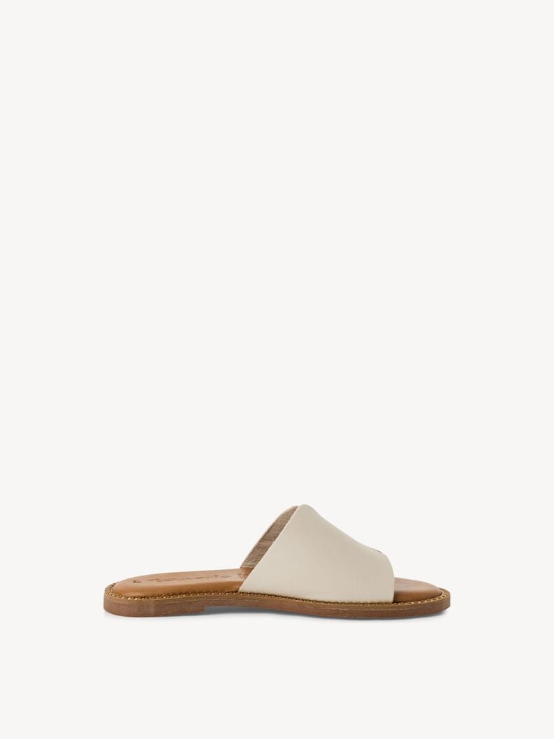 Tamaris Lederpantolette - Beige