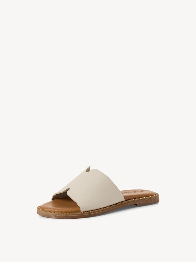 Tamaris Lederpantolette - Beige
