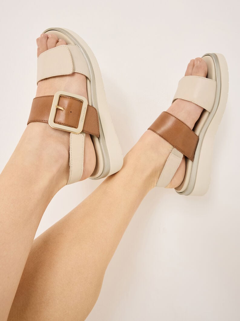 Tamaris Ledersandalette - Beige