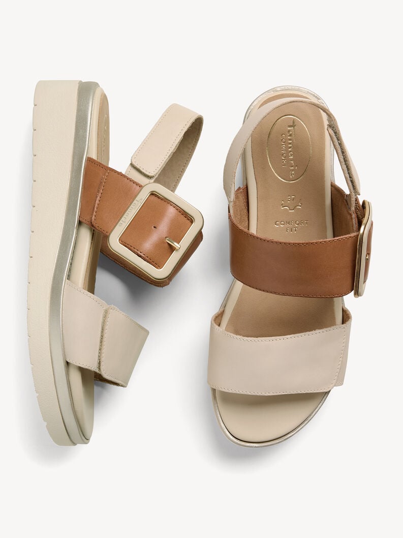 Tamaris Ledersandalette - Beige