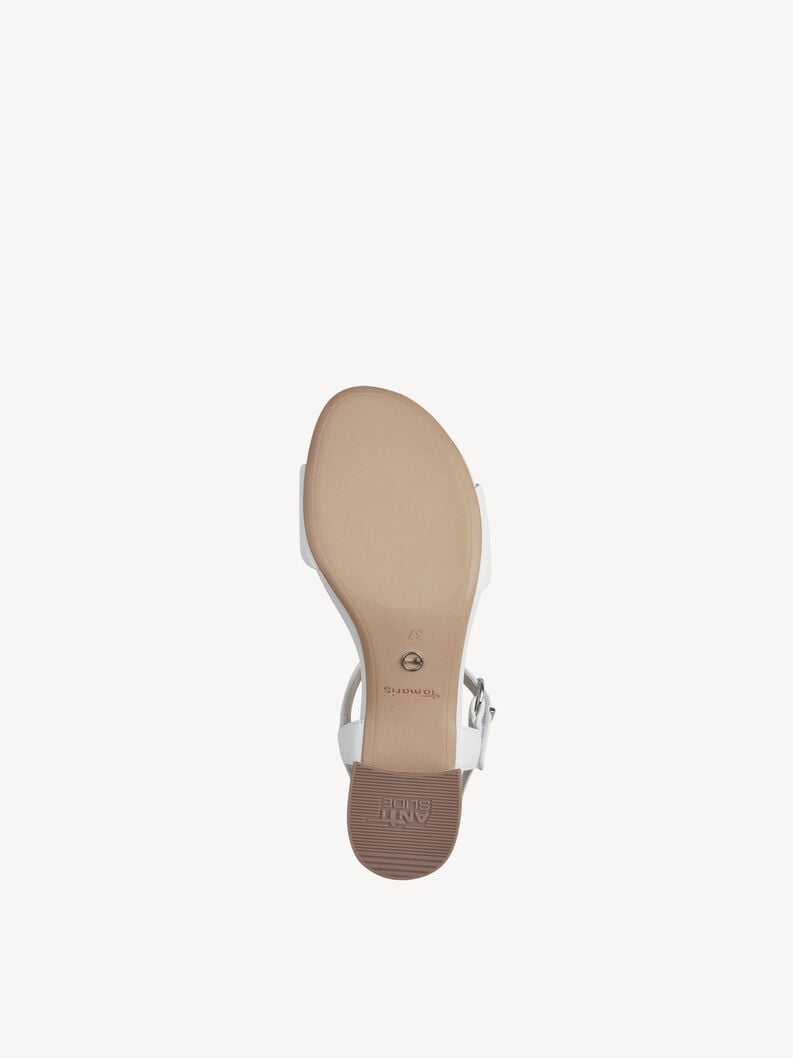 Tamaris Ledersandalette - Weiß