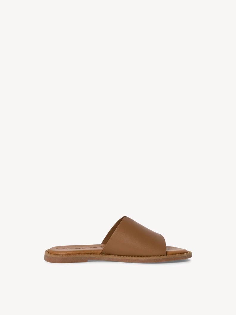 Tamaris Lederpantolette - Braun