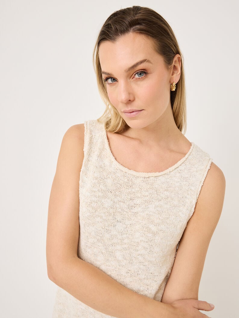 Tamaris Strickkleid - Weiß