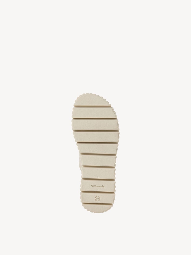 Tamaris Lederpantolette - Beige