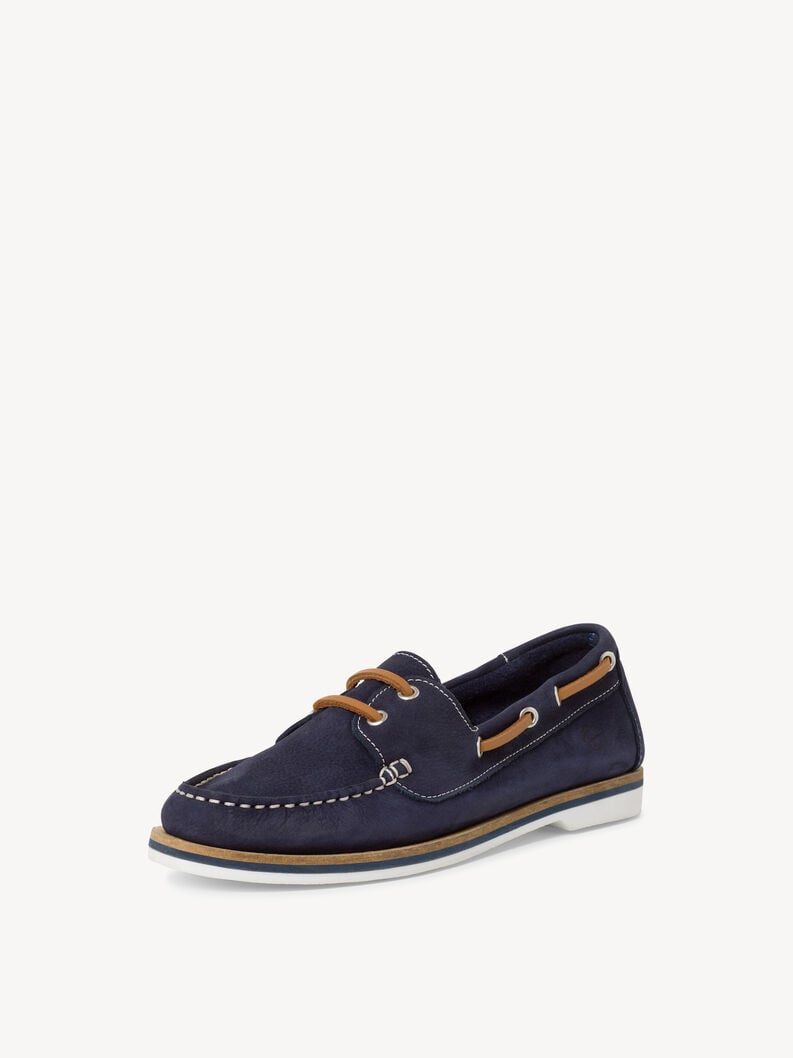 Tamaris Ledermoccassin - Blau