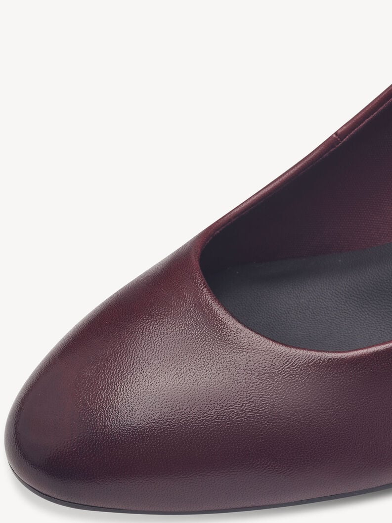 Tamaris Lederpumps - Rot