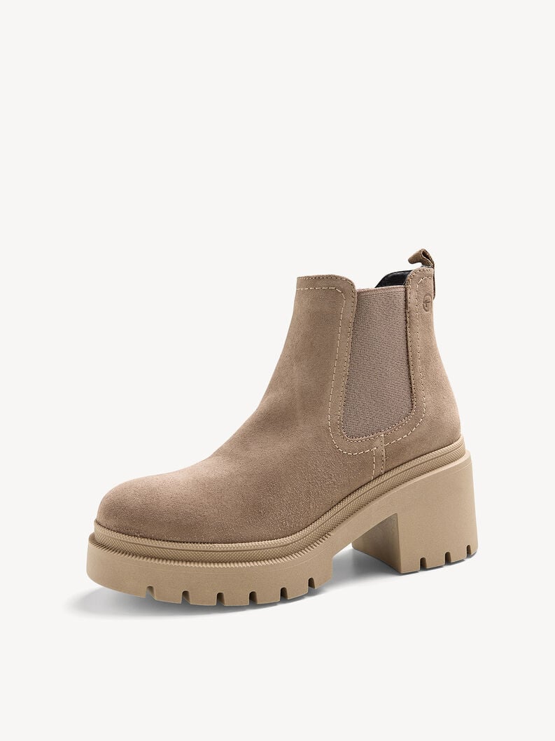 Tamaris Leder Chelsea Boot - Braun