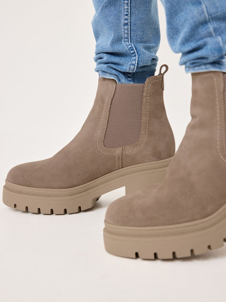 Tamaris Leder Chelsea Boot - Braun