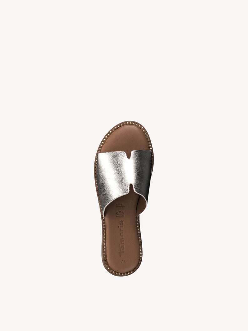 Tamaris Lederpantolette - Gold