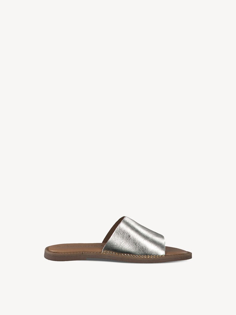 Tamaris Lederpantolette - Gold