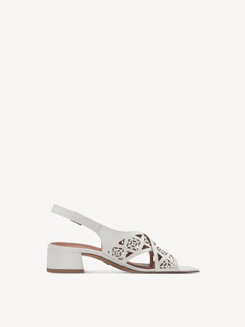 Tamaris Ledersandalette - Weiß