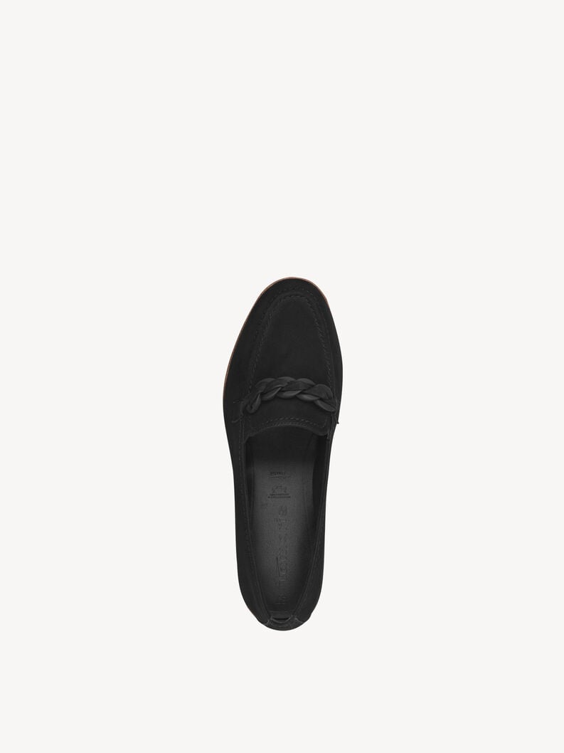 Tamaris Lederslipper - Schwarz