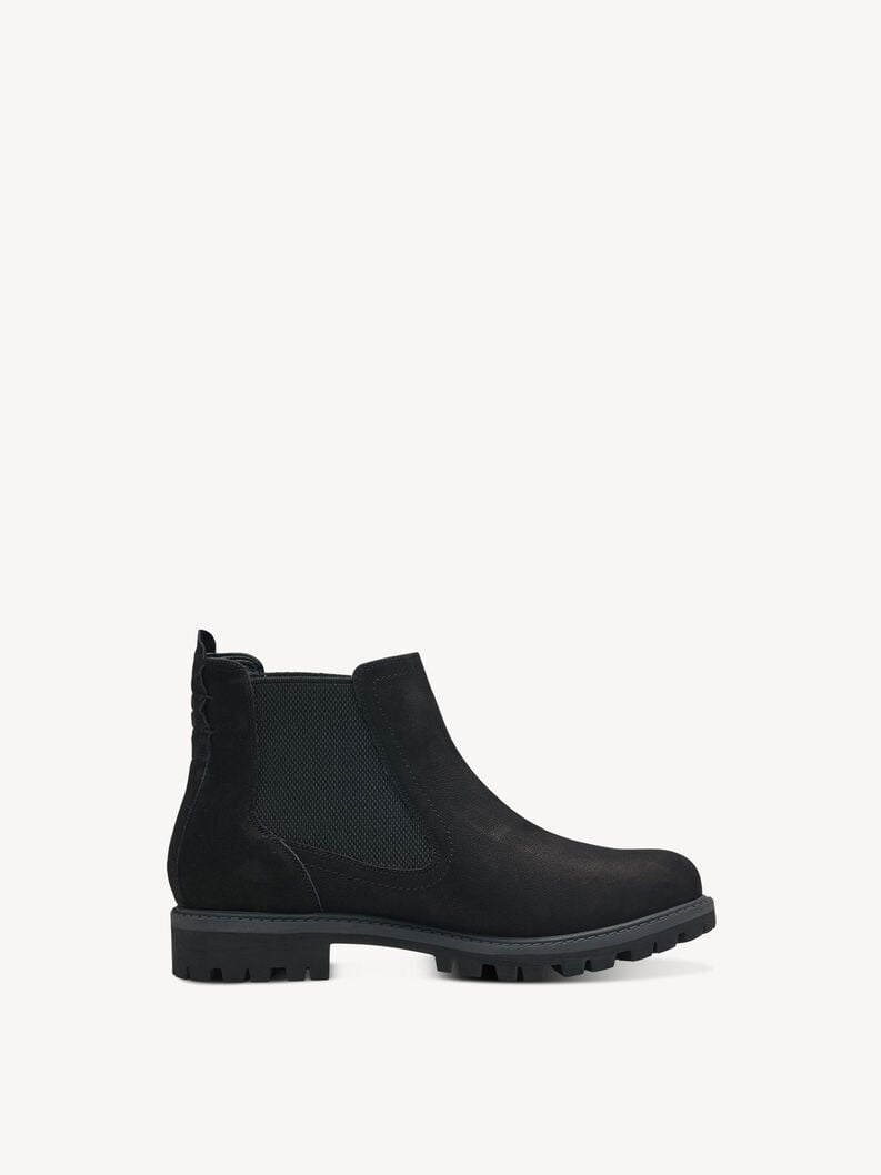 Tamaris Leder Chelsea Boot - Schwarz