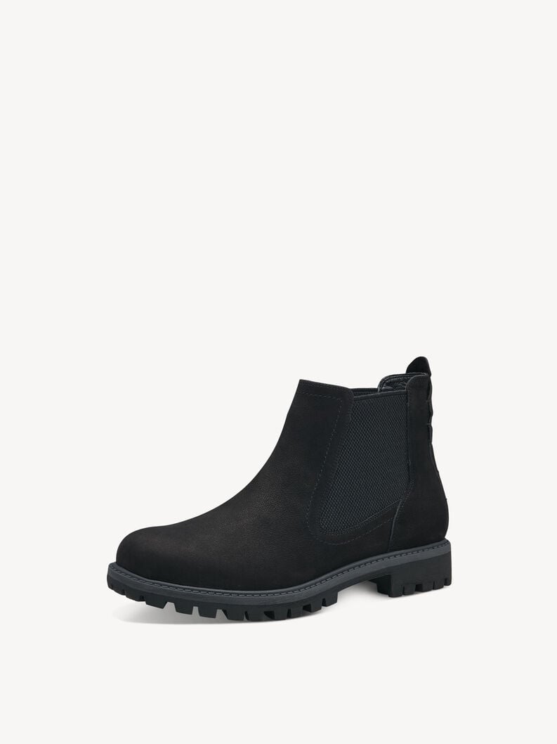 Tamaris Leder Chelsea Boot - Schwarz