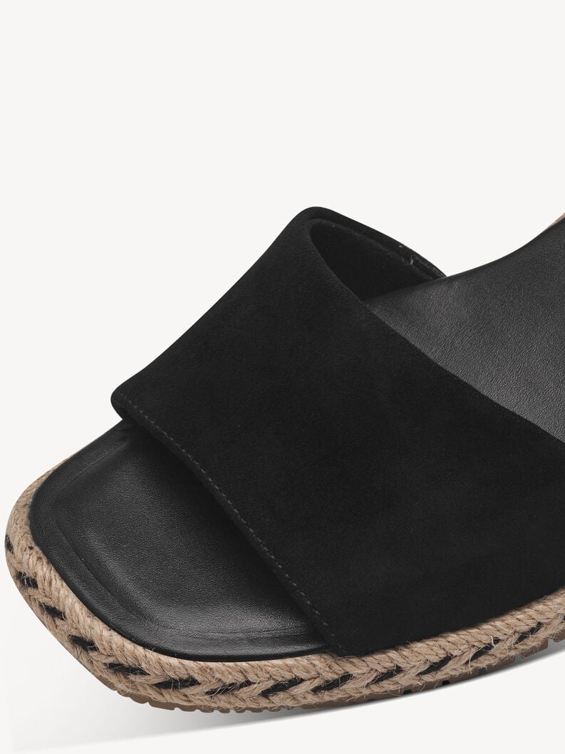 Tamaris Ledersandalette - Schwarz