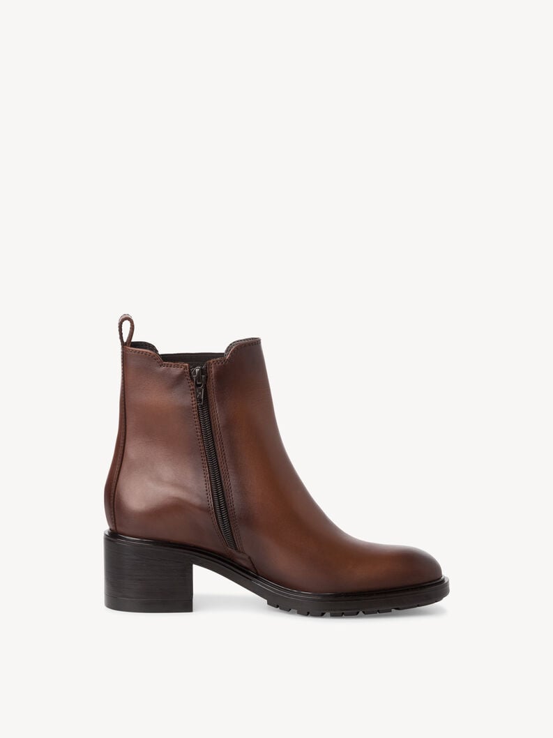 Tamaris Leder Chelsea Boot - Braun